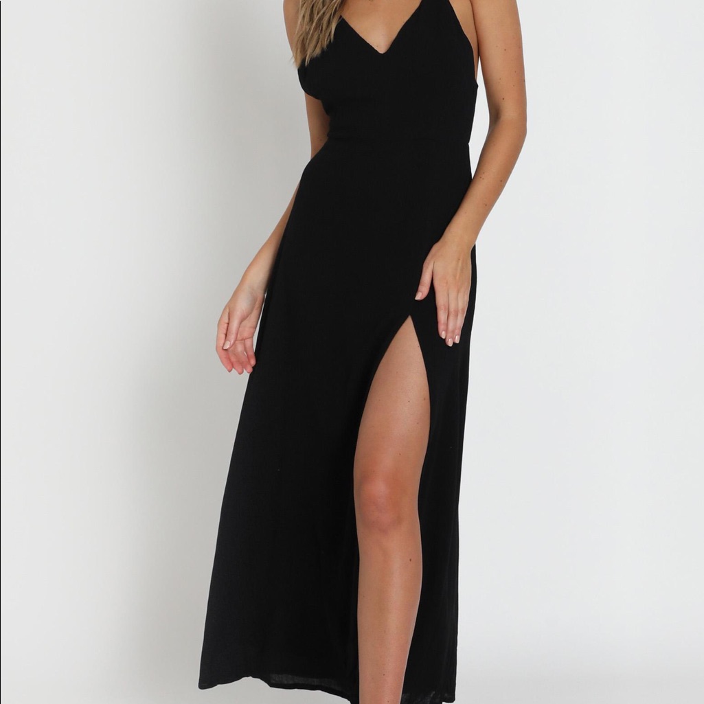 Sunset Dress In Black- Worn Only Once